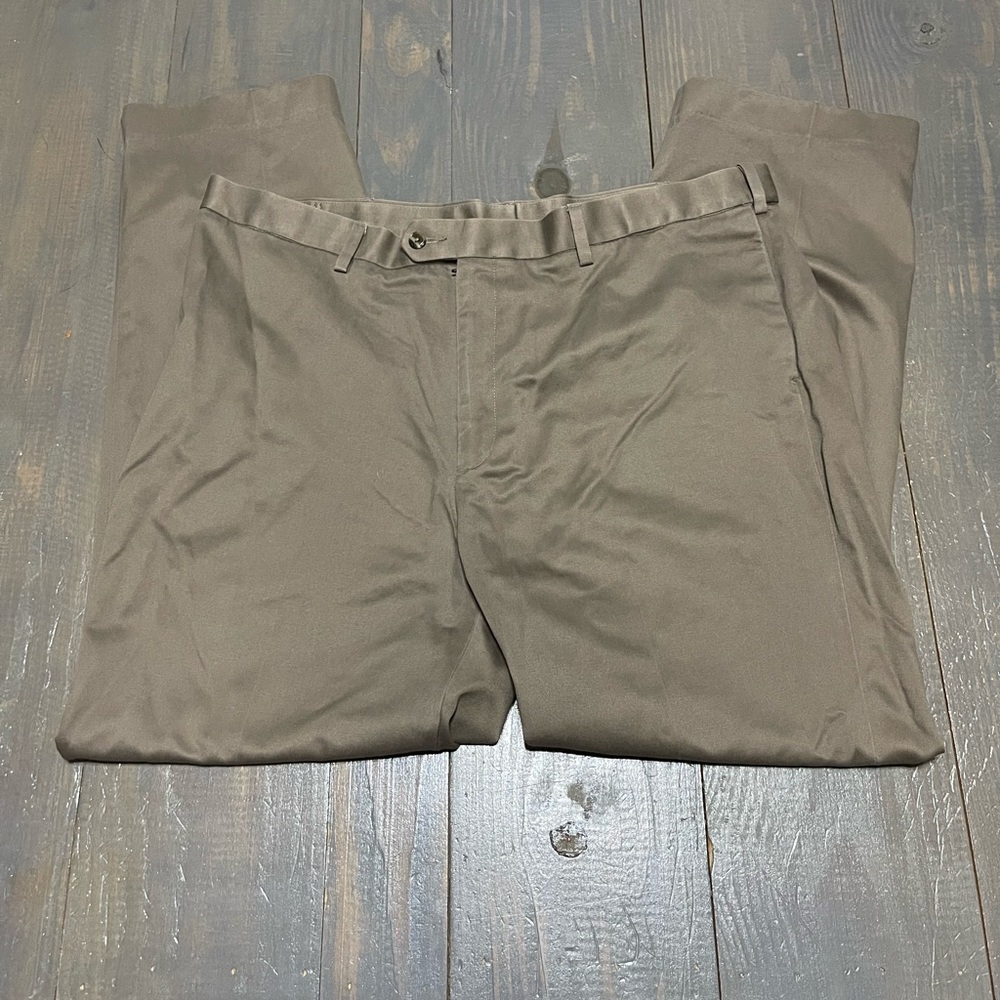 PERRY ELLIS Men’s Portfolio Dress Pants Brown 40x32